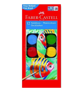 Faber Castell Sulu Boya 12li Küçük Boy 5292 125011