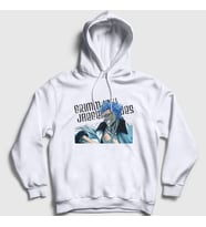 Presmono Unisex Beyaz Grimmjow Anime Bleach Kapüşonlu Sweatshirt 127507tt