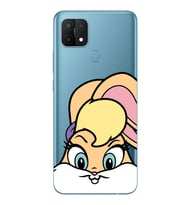 Oppo A15 / A15S Uyumlu Lola Bunny Desenli Şeffaf Telefon Kılıfı