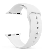 Microsonic Apple Watch SE 2022 40mm Silikon Kordon Beyaz