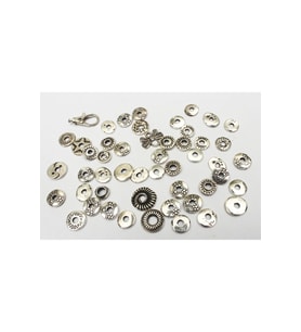 2 mm KALINLIKTA DÖKÜM KARIŞIK MODEL ARA RONDELA (100 GRAM)