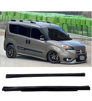Fiat Doblo Aero Yan Marşpiyel Seti Plastik 2 Adet Mat Siyah 2009-2017 karlık+ek+bodykit