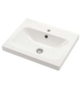 Lavabo, Beyaz, 62x49 cm