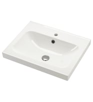 Lavabo, Beyaz, 62x49 cm