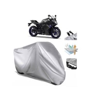 Yamaha Xj6 Diversion F  Arka Çanta (bağlantı Tokalı) Uyumlu SolarBlock  Motosiklet Brandası Örtüsü (Siyah)