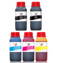 QC Canon PFI 102 PFI 104 Kartuş Mürekkebi 5 Renk Pro Serisi 500ml  Mürekkep Seti