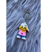 Unisex Pokemon Pikachu Figürlü 3d Hediyelik Anahtarlık