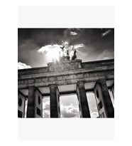 Brandenburg Kapısı (brandenburg Kapısı) - Berlin Almanya Tablo Ahşap Poster Dekoratif