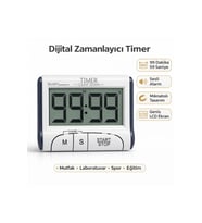 Geniş Ekranlı Dijital Zamanlayıcı Saat Gösterimli