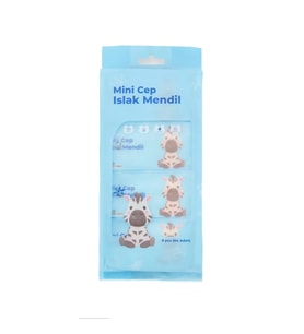 Mini Cep Islak Mendil Günlük Pratik 8&amp;#39;li Paket (5668)
