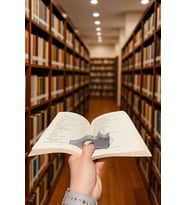 Tutucu - Tek El Kitap Okuma Aparatı (Kedi)