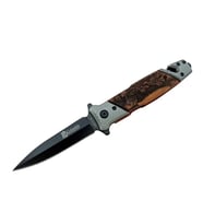 Fst 1112 Kurtarma Kamp Çakı 21 Cm - Yarı Otomatik, İp Kesmeli, Cam Perçinli