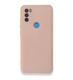General Mobile GM 21 Plus Kılıf Nano içi Kadife Silikon - Pudra
