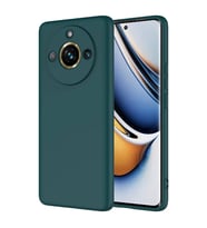 Realme 11 Pro Plus Uyumlu Kılıf Zore Mara Lansman Kapak (Koyu Yeşil)