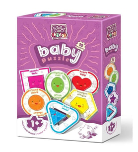 Bebek Eğitici Renkler ve Şekiller Puzzle (Çok Renkli)