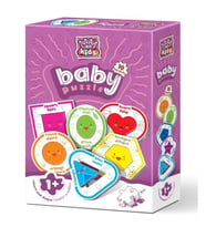 Bebek Eğitici Renkler ve Şekiller Puzzle (Çok Renkli)