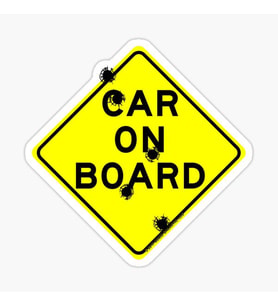 Baby On Board Arabada bebek var Oto Sticker Etiket 19CM md15