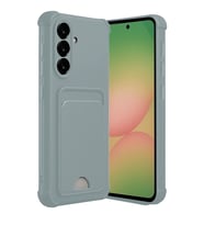 Northcity Samsung Galaxy A36 Kılıf Kelvin Kartvizitli Silikon - Açık Yeşil