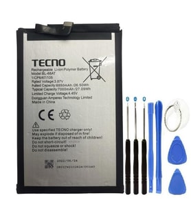 Tecno Pavo 2 Pil Batarya BL-68AT+Tamir Set 7000 mAh