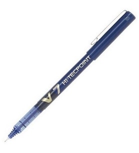 Pilot V7 Hi-Tecpoint Mavi İğne Uçlu Roller Kalem