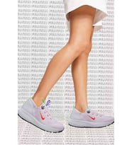 Nike React Run Flyknit Walk Runnig Shoes Hafif Esnek Yürüyüş Koşu Ayakkabısı Pembe (Pembe)