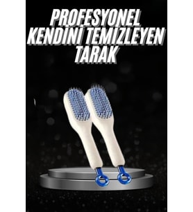 Kendi kendini Temizleyebilen Hijyenik Saç Fırçası Anti-Statik Teknolojisi