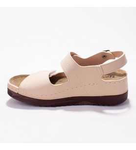 Dagoster DZA37-3014 Bej Günlük Ortopedik Kadın Sandalet