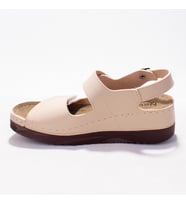 Dagoster DZA37-3014 Bej Günlük Ortopedik Kadın Sandalet