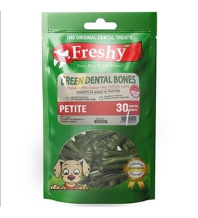 Freshy Green Dental Bones Petite Boy Ağız Kokusu Önleyici Kemikler Xs 30 Adet