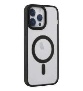 Newface Apple iPhone 14 Pro Kılıf Room Magneticsafe Silikon - Siyah