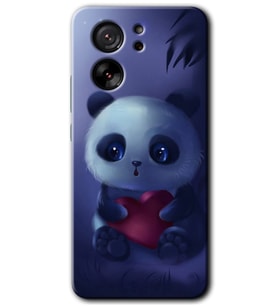 Xiaomi Mi 13T Kılıf HD Desen Baskılı Arka Kapak - Bebek Panda