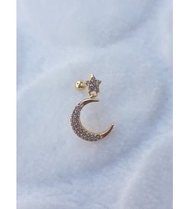 Tragus Küpe Piercing Çelik