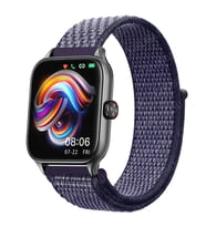 Huawei Watch GT 3 42mm Uyumlu Kordon Hasır Örgü Cırt Cırtlı Terletmeyen Zore KRD-03 Kumaş Kayış