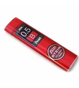 Pentel Ain Stein Min (Mekanik Kurşun Kalem Ucu) 0.5 mm B 40'lı Tüp 