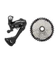 Shimano Acera RD-M3020 8 Vites Arka Aktarıcı+CS-HG400 11-40T 8 Vites Kaset Ruble Seti (Siyah)