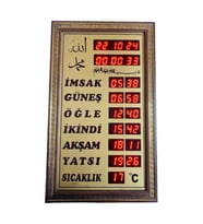 Lastvoice Vakitmatik Küçük Boy Dijital Cami İmsakiyesi