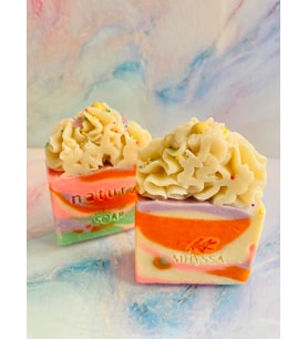 Birthday Cake Natural Soap/ Doğumgünü pastası doğal sabun