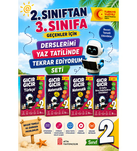 2.Sınıftan 3.Sınıfa Geçenler İçin Derslerimi Yaz Tatilinde Tekrar Ediyorum Seti -2