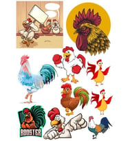 Horoz Sticker Set-1 13 Parça Telefon, Tablet, Defter, Laptop Sticker
