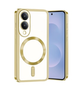 Samsung Galaxy S25 Edge Kross Magneticsafe Kapak - Gold