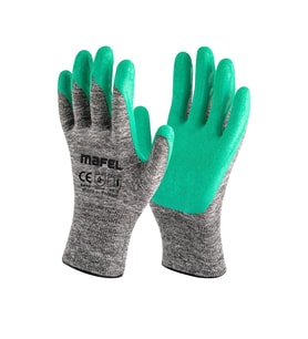 Mafel MF-80 Yeşil Lateks Camcı İş Güvenlik Eldiven - 10/XL - 1 Çift - Paket