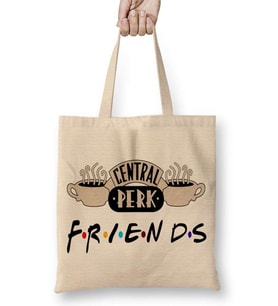 Friends Central Perk Bez Çanta Uzun Saplı