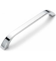 Göksu Krom Metal Mutfak Dolap Kulpları, Çekmece Kapak Kulbu, Mobilya Kulp (160 mm, Adet, 1)