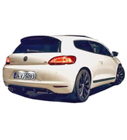 Volkswagen Scirocco (2009-2014) Arka Tampon Eki - Difüzör (Plastik)