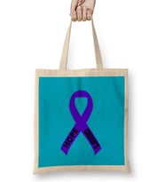 CROHN'S & COLITIS AWARENESS Warrior Unbreakable USA Bez Çanta Uzun Saplı