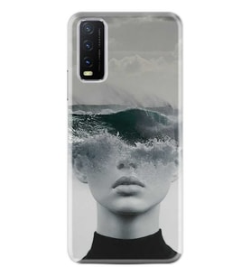 Vivo Y11S Kılıf Desenli Silikon Woman Maniplatiun 1361