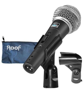 ROOF Kablolu Dinamik El Mikrofonu R-101 Cami Mikrofonu - XLR