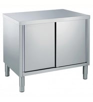 Electrolux Professional Dolaplı Çalışma Tezgahı, 1 Ara Raflı, 2 Kayar Kapılı, (4 Ayaklı) - 1200mm TN1200EN