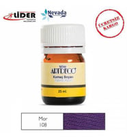 ARTDECO KUMAŞ BOYASI 25ML MOR 10 A - 108 Ücretsiz Kargo