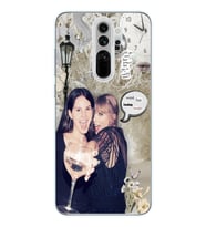 Redmi Note 8 Pro Uyumlu Lana Del Rey ve Taylor Swift Desenli Şeffaf Telefon Kılıfı